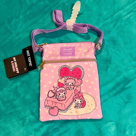 Loungefly Handbags - Loungefly Sanrio My Melody & Kuromi crossbody bag, NWT